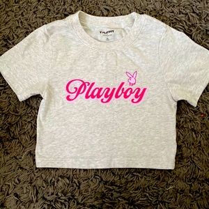 PacSun playboy crop top.